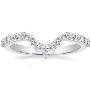 Mameloly Stackable Pearl & Round Engagement Rings