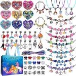150-Piece Unicorn and Mermaid Bracelet Making Kit