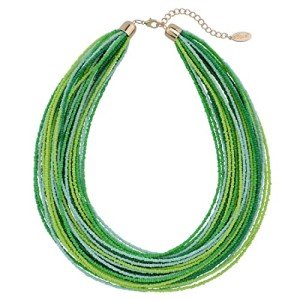 Multi Layer Chunky Seed Bead Collar Necklace
