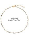 Gold Layering Choker Necklace Set for Women