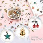 500 Pcs Gold Plated Enamel Charms for DIY Jewelry