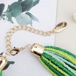 Multi Layer Chunky Seed Bead Collar Necklace