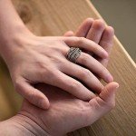 Mytys Gold & Silver Intertwined Statement Ring