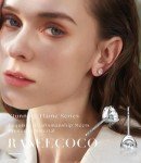 18K Gold Plated Simulated Diamond Stud Earrings