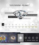 18K Gold Plated Simulated Diamond Stud Earrings