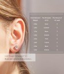 18K Gold Plated Simulated Diamond Stud Earrings