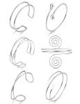Boho 6-Piece Adjustable Coil Arm Cuff Set