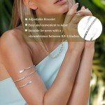 Boho 6-Piece Adjustable Coil Arm Cuff Set