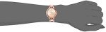 Anne Klein Rose Gold Diamond-Accent Bangle Watch