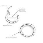 Stainless Steel Small Hoop Earrings Set for Everyone
