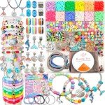 Girls Charm Bracelet Making Kit - 3400 Pieces