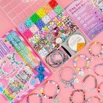 Girls Charm Bracelet Making Kit - 3400 Pieces