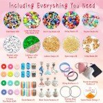 Girls Charm Bracelet Making Kit - 3400 Pieces