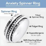 Anxiety Relief Spinner Ring for Women & Men