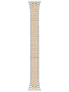 Silver and Gold Stainless Steel Watch Band