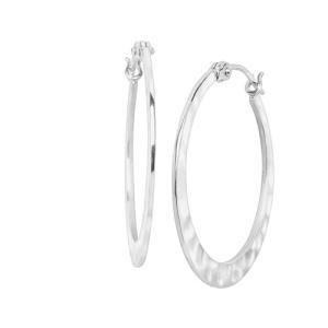 Silpada Sterling Silver Hoop Earrings for Women, Full Circle