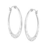 Silpada Sterling Silver Hoop Earrings for Women, Full Circle