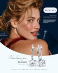 Blahanna Moissanite Dangle Earrings, 1.0-2.0ct Brilliant Round