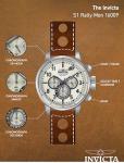 Invicta Men's S1 Rally Brown Quartz Watch