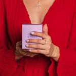 October Birthstone Ring: 10K Yellow Gold Opal Diamond