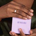 October Birthstone Ring: 10K Yellow Gold Opal Diamond