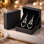 Sterling Silver Gold-Plated Dangle Earrings for Women