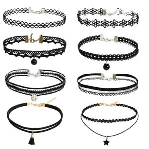 8-Piece Kids Choker Necklace Set in Multi-Colors
