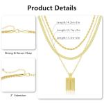 Kyerlyn Women's Layered Gold Necklaces Set