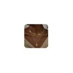 Kyerlyn Women's Layered Gold Necklaces Set