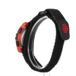 Timex Unisex Digital Expedition Black/Red Watch with Velcro