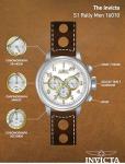 Invicta Men's 16010 S1 Rally Quartz Brown Watch