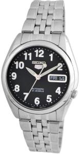 Sieko Men's Stainless Steel Analog Watch with Black Dial