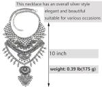 Boho Chunky Coin Tassel Necklace for Women