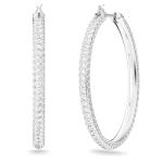 SWAROVSKI Women's Hoop Earrings with White Crystals