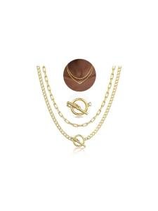 Dainty Gold Layered Necklaces for Women
