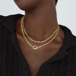 Dainty Gold Layered Necklaces for Women
