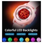 SKMEI Kids Waterproof Sports Watch, Pink