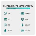 SKMEI Kids Waterproof Sports Watch, Pink