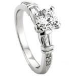 0.33 CTW Diamond Women Semi Mount Engagement Ring