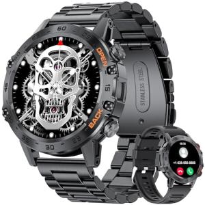 Men's Military Smart Watch with 100 Sports Modes