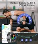 Men's Military Smart Watch with 100 Sports Modes