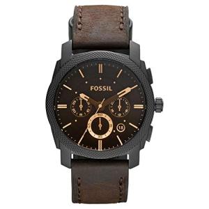 Fossil Men's Machine Black Chronograph Watch FS4656