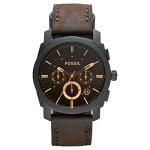 Fossil Men's Machine Black Chronograph Watch FS4656