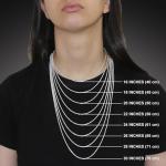 Sterling Silver Snake Chain Bracelet Italy 8 inch