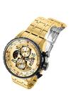 Invicta Men's Gold AVIATOR Analog Quartz Watch