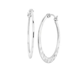 Silpada Sterling Silver Hoop Earrings for Women, Full Circle