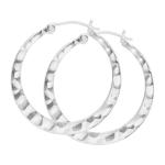 Silpada Sterling Silver Hoop Earrings for Women, Full Circle