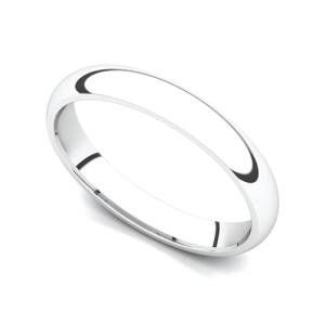 Juno Jewelry 14k White Gold Plain Wedding Band