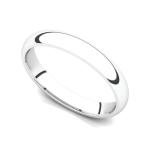 Juno Jewelry 14k White Gold Plain Wedding Band