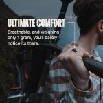 Groove Life Black Silicone Wedding Ring for Men